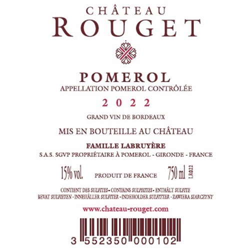 Rouget - Pomerol 2022