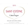 Saint Estephe de Calon Ségur - Saint-Estèphe 2015