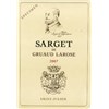 Sarget de Gruaud Larose - Château Gruaud Larose - Saint-Julien 2016