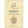 Sarget de Gruaud Larose - Château Gruaud Larose - Saint-Julien 2016