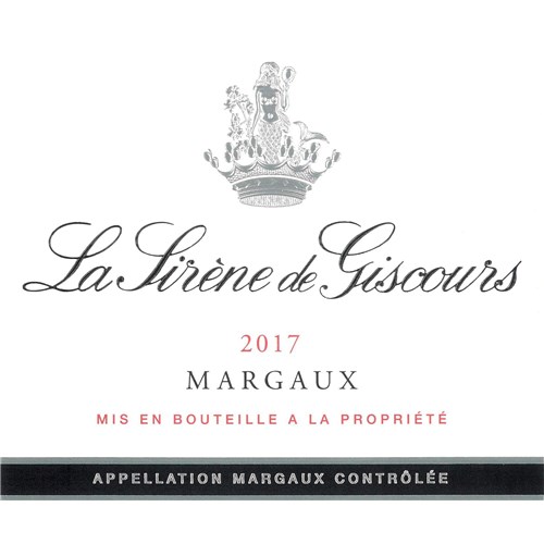 La Sirène de Giscours - Château Giscours - Margaux 2017 6b11bd6ba9341f0271941e7df664d056 