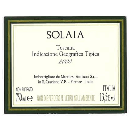 Solaia - Toscana IGT 2000