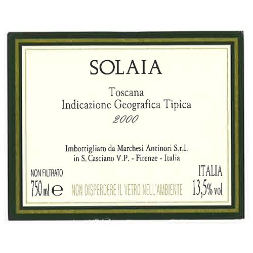 Solaia - Toscana IGT 2000