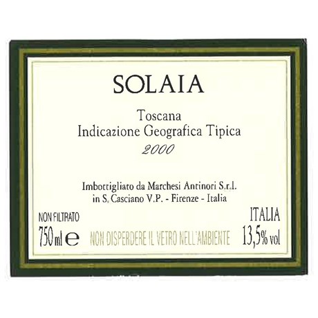 Solaia - Toscana IGT 2000