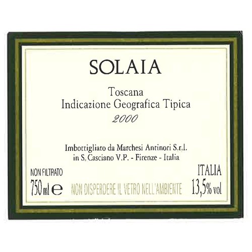 Solaia - Toscana IGT 2000
