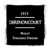 Stagecoach Merlot - Derenoncourt California - Napa Valley 2012