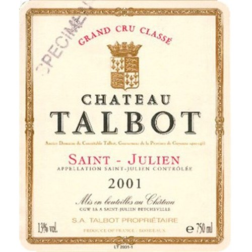 Talbot - Saint-Julien 2001