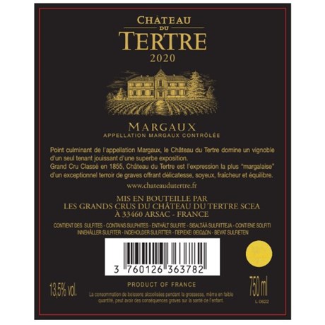 Du Tertre - Margaux 2020