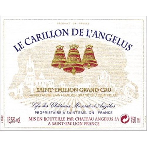The Carillon of the Angelus - Château Angélus - Saint-Emilion Grand Cru 2016 