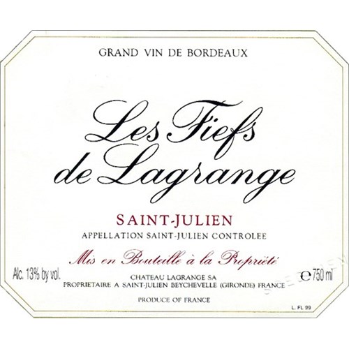 The Fiefs of Lagrange - Château Lagrange - Saint-Julien 2018 4df5d4d9d819b397555d03cedf085f48 