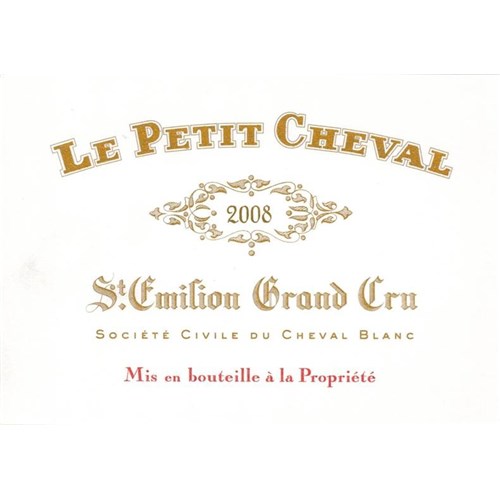 The Little Horse - Château Cheval Blanc - Saint-Emilion Grand Cru 2008 
