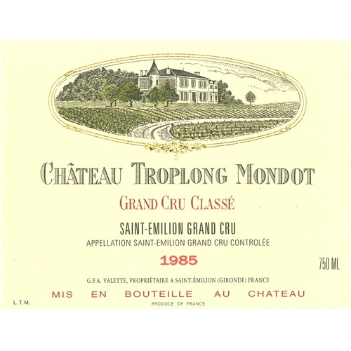 Troplong Mondot - Saint-Emilion Grand Cru 1985