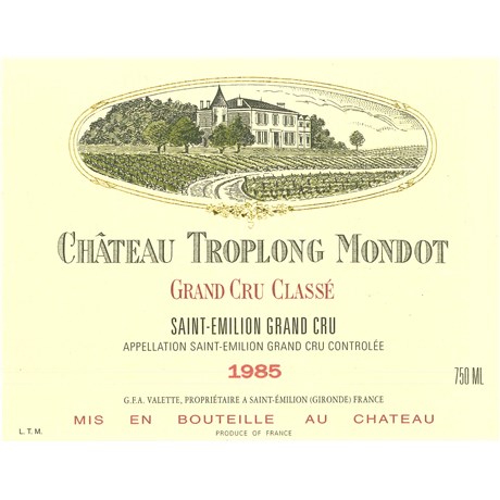 Troplong Mondot - Saint-Emilion Grand Cru 1985