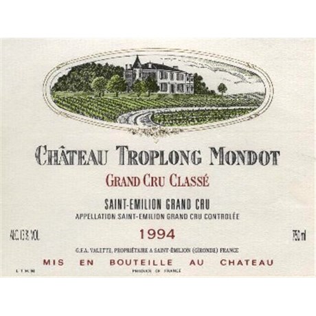 Troplong Mondot - Saint-Emilion Grand Cru 1994