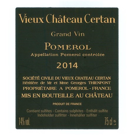Vieux Château Certan - Pomerol 2014