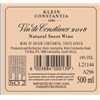 Vin de Constance - Afrique du Sud 2018
