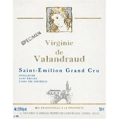 Virginie de Valandraud - Saint-Emilion Grand Cru 2019