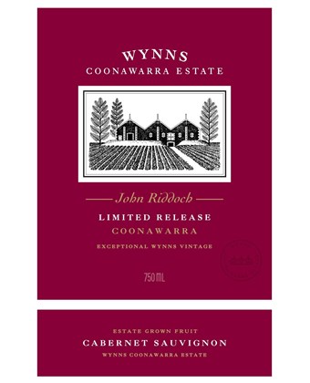 Wynns - John Riddoch Cabernet Sauvignon  - Coonawarra  2019