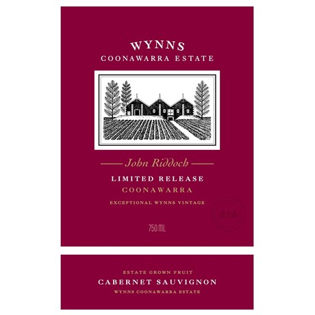 Wynns - John Riddoch Cabernet Sauvignon - Coonawarra 2019