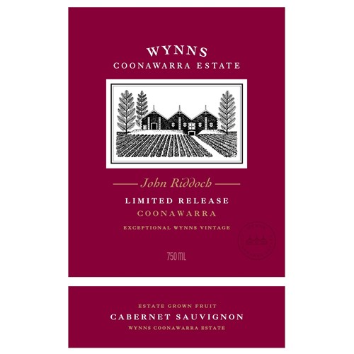 Wynns - John Riddoch Cabernet Sauvignon - Coonawarra 2019