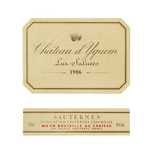 Yquem - Sauternes 1986