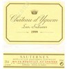 Yquem - Sauternes 1999