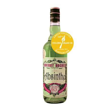 Absinthe Grand Or Cherry Rocher 65° 70 CL