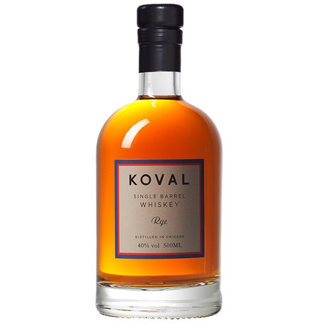 Koval Rye Single Barrel Whiskey 40° 50 cl