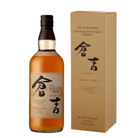 Kurayoshi Sherry Cask 43 ° - Pure Malt Whiskey - Matsui Distillery 6b11bd6ba9341f0271941e7df664d056 