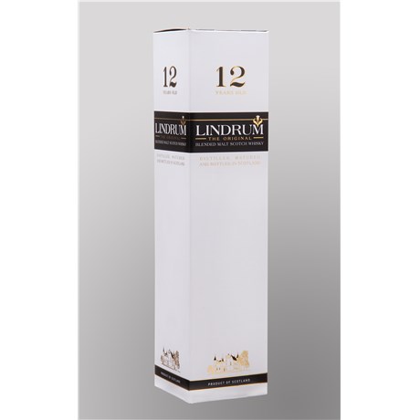 Lindrum 12 years Blended Malt Scotch Whiskey with case 