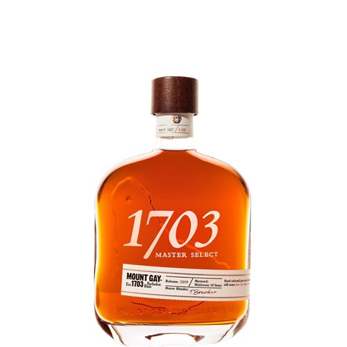 Rhum Mount Gay 1703 Release 2020 Master Select 43° 70 CL