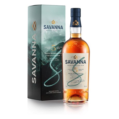 Rhum Savanna 5 ans 43° 70 cl