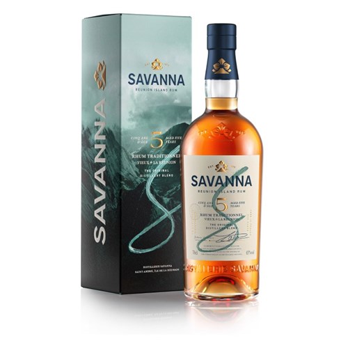 Rhum Savanna 5 ans 43° 70 cl