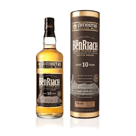 The BenRiach 10 ans Curiositas 46 ° - Peated Single Malt Scotch Whiskey 6b11bd6ba9341f0271941e7df664d056 