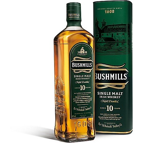 Whisky Bushmills 10 ans Single Malt 40°