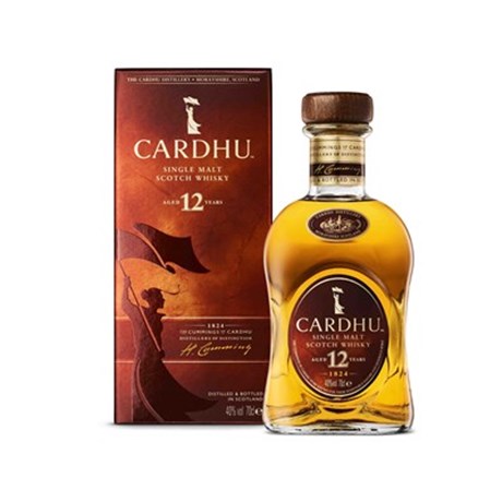 Whisky Cardhu 12 ans 40° avec étui