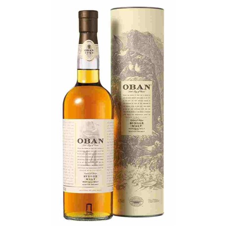 Whisky Oban 14 ans 43° 70 CL avec étui