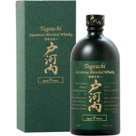 Whisky Togouchi 9 ans 40° 70 cl avec étui