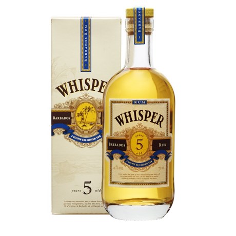 Whisper 5 Ans - Barbados Rum 40° 70 cl