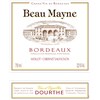 Beau Mayne Red Bordeaux 2016 