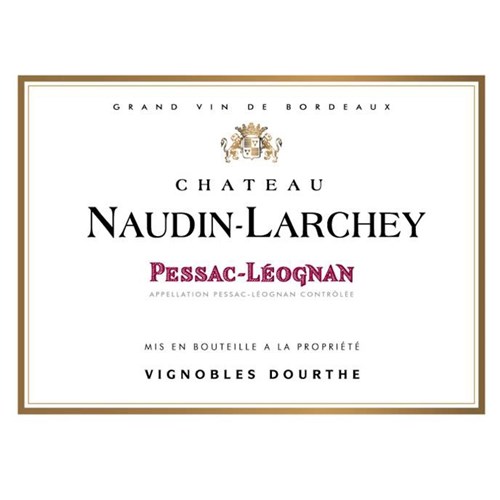 Château Naudin Larchey 2019 - Pessac Léognan