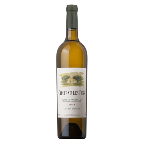 Château Les Pins Blanc 2016 - Côtes du Roussillon Villages - Dom Brial