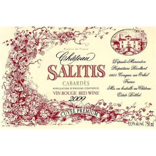 Cuvée Premium 2019 - Chateau Salitis - Cabardès