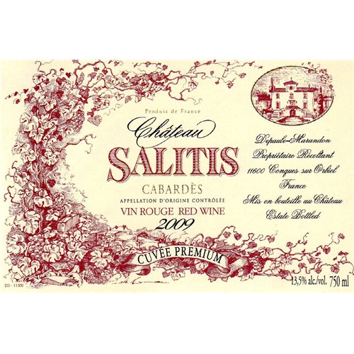 Cuvée Premium 2021 - Chateau Salitis - Cabardès