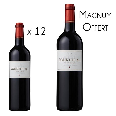 Dourthe N°1 Rouge Bordeaux - Pack bouteilles et magnum