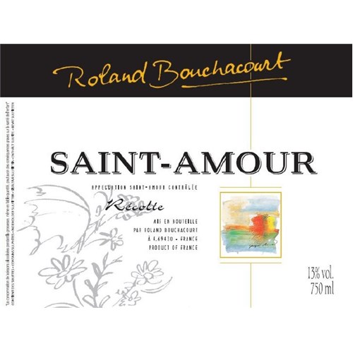 Saint Amour - Domaine Roland Bouchacourt 2013 