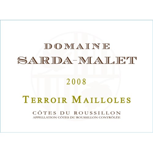 Terroir Mailloles Blanc - Domaine Sarda-Malet - Côtes du Roussillon 2011