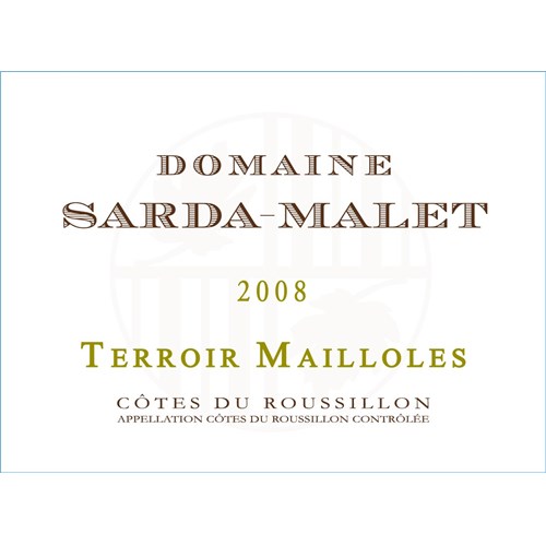 Terroir Mailloles - Domaine Sarda-Malet - Côtes du Roussillon 2008 