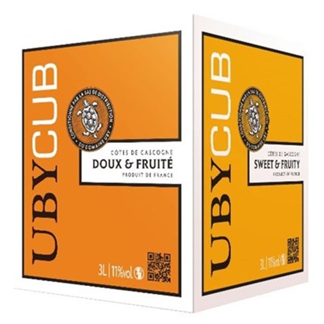 UbyCub 2019 Doux et Fruité - IGP Côtes de Gascogne - 3 Litres