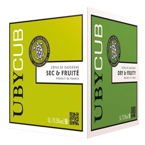 UbyCub 2019 Sec et Fruité - IGP Côtes de Gascogne - 5 Litres